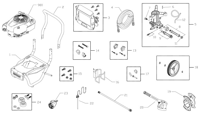 Craftsman Pressure Washer 580752570 Parts